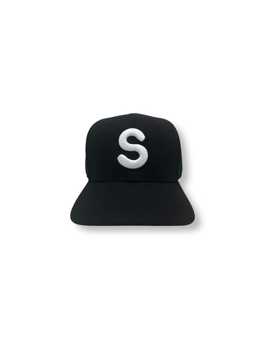 STRKRS mens women's unisex 3D embroidered wool acrylic % cotton structured six-panel snapback Perfect S  Logo cap.